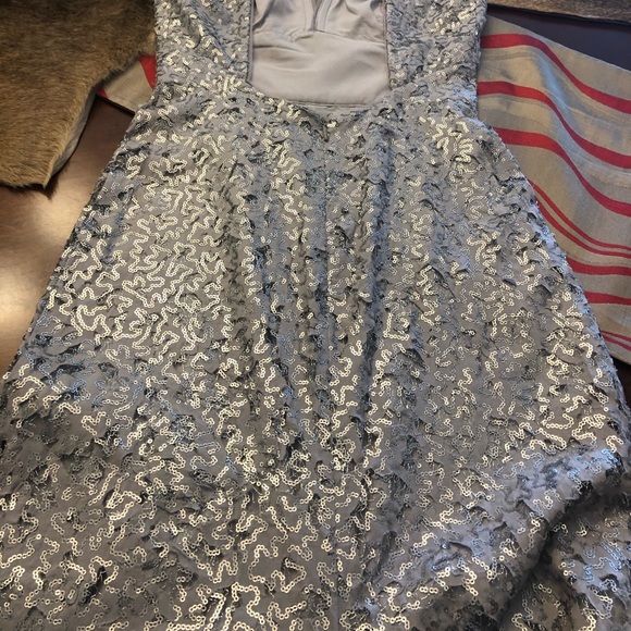 BCBGMAXAZRIA Cain Sequin Applique Dress - Picture 9 of 11